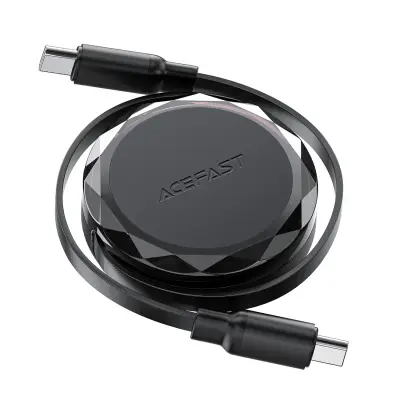 POLNILNI KABEL ACEFAST C13-03 USB-C NA USB-C 60 W REWELLED ČRN