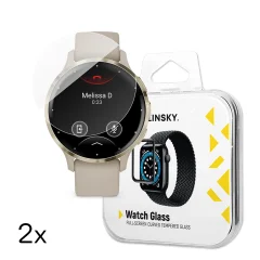 WOZINSKY KALJENO STEKLO POLNO LEPILO ZA GARMIN VENU 3S 41MM 2 KOM.