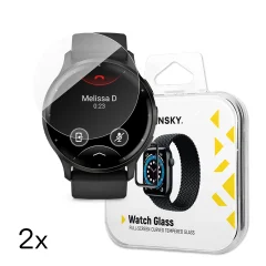 WOZINSKY KALJENO STEKLO POLNO LEPILO ZA GARMIN VENU 3 45MM 2 KOM.