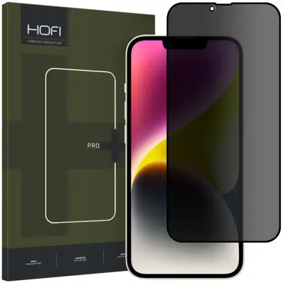 HOFI ANTI SPY GLASS PRO+ STEKLO ZA PRIVATIZACIJO ZA IPHONE 13 13 PRO 14 ZASEBNOST