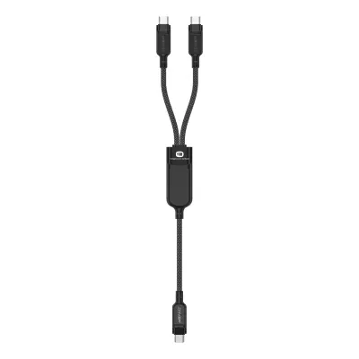 ACEFAST USB-C - USB-C KABEL 2V1 100W 480MB/S ZA POLNJENJE IN PRENOS