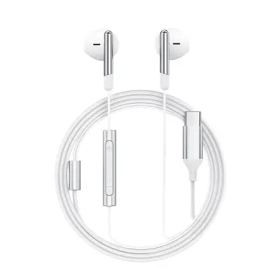 ACEFAST L3 ŽIČNE USB-C SLUŠALKE Z MIKROFONOM ZA TELEFONE, BELE
