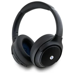 BMW ON-EAR SLUŠALKE BLUETOOTH ANC ETUI ZA TELEFON KOVINSKI LOGO ČRN