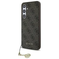 GUESS HARDCASE 4G CHARMS COLLECTION OVITEK ZA SAMSUNG S24 FE RJAVA