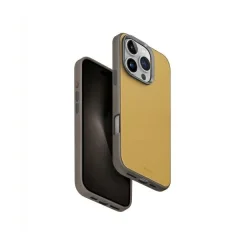 UNIQ ETUI LYDEN DS IPHONE 16 PRO 6.3"     MAGCLICK CHARGING ŻÓŁTO-SZARY/YELLOW-GREY