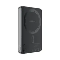 ACEFAST POWERBANK M12-10000 PD20W ULTRA-TANEK ZA MAGSAFE ZA TELEFONE ČRN