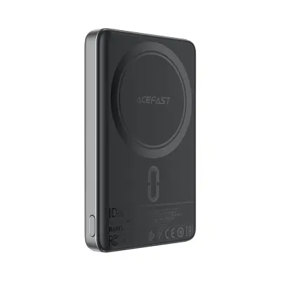ACEFAST POWERBANK M12-10000 PD20W ULTRA-TANEK ZA MAGSAFE ZA TELEFONE ČRN