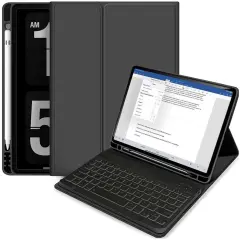 TECH-PROTECT SC PEN + TIPKOVNICA ZA IPAD AIR 10.9 4 5 2020-2022 ČRNA