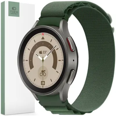TECH-PROTECT NAJLON PRO PASOVI ZA SAMSUNG GALAXY WATCH 4 5 6 7 FE ZELENI