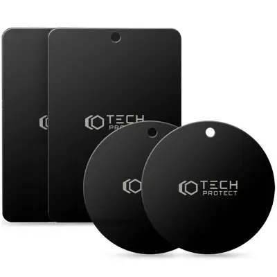 TECH-PROTECT MAGNETNI NOSILEC ZA AVTOMOBILSKO PLOŠČO 4-PAKET ČRN NOSILEC ZA AVTO
