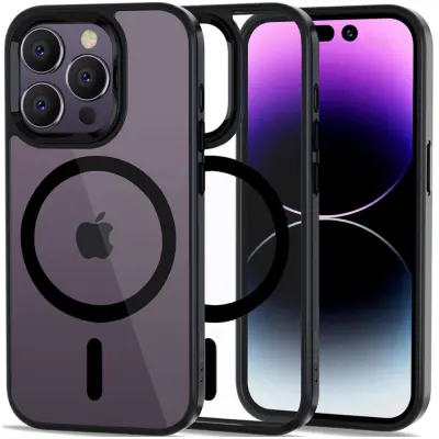 OVITEK TECH-PROTECT MAGMAT ZA MAGSAFE OVITEK ZA IPHONE 14 PRO ČRNO PROZOREN