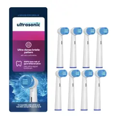 Ultrasonic Nastavki za Oral-B SensitiveClean, 8 kosov, glava ščetke