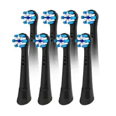 Ultrasonic nastavki Ultimate Clean za Oral-B iO, 8 kosov, črni