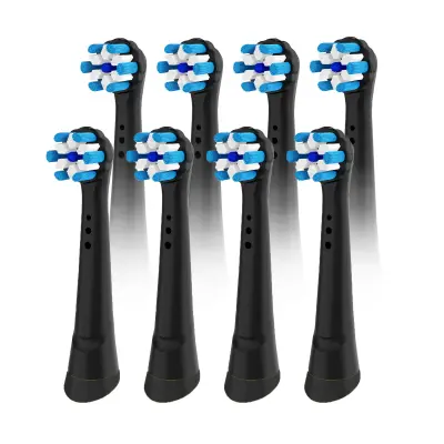 Ultrasonic nastavki Ultimate Clean za Oral-B iO, 8 kosov, črni