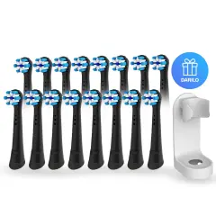 Ultrasonic Ultra-Pack nastavki za Oral-B Ultimate Clean, 16 kosov, črni + DARILO