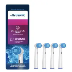 Ultrasonic Nastavki za Oral-B SensitiveClean, 4 kosi, glava ščetke