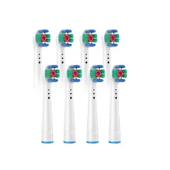 Ultrasonic nastavki 3D white s tehnologijo CleanMaximiser za Oral-B , 8 kosov