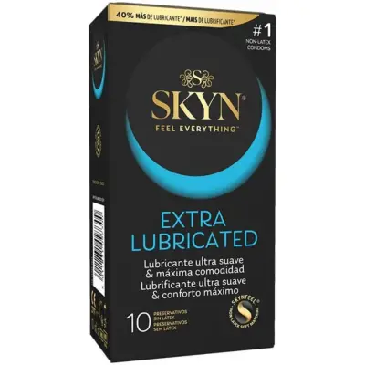 SKYN - KONDOMI EXTRA LUBRICATED 10 EN