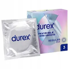 Durex Najtanjši Kondomi Invisible, 3 Kosi