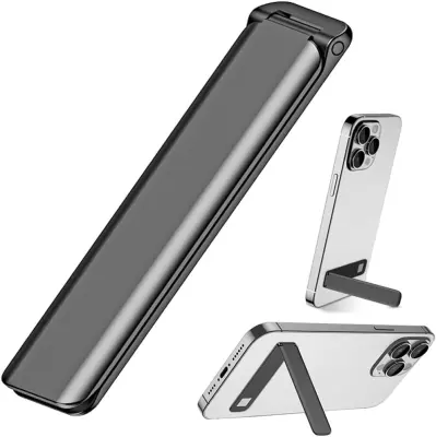 Izjemno Tanek Navpični In Vodoravni Aluminijasti Namizni Nosilec Za Mobilni Telefon, Držalo Za Mobilni Telefon Z Nastavljivim Kotom