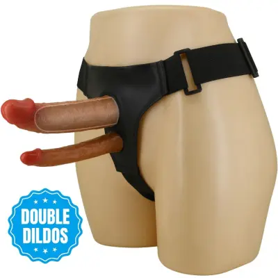 PRETTY LOVE - KEAVEN HARNESS BRIEFS UNIVERZALNI IN UDOBNI DVOJNI DILDO