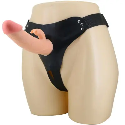 PRETTY LOVE - MAVIS HARNESS UNIVERZALNE HLAČKE Z DILDO 19 CM NARAVNE