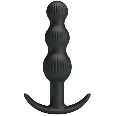 PRETTY LOVE - SIDNEY ANALNI VIBRATOR 10 VIBRACIJ ČRN