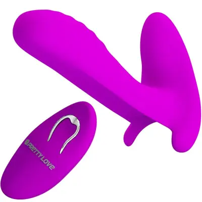 PRETTY LOVE - MASAŽER IN VIBRATOR 12 VIBRACIJ NA DALJINSKO UPRAVLJANJE VIJOLIČEN