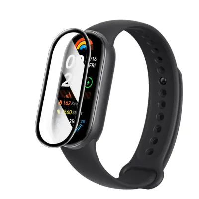 Zaščita zaslona za Xiaomi Band 9/NFC - Črn rob, 2-pack