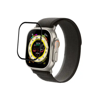 2-paketna zaščita zaslona za Apple Watch Ultra 49 mm, kaljeno steklo