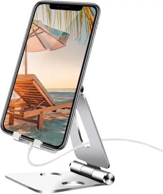 Držalo Za Mobilni Telefon, Namizno Stojalo (3-9 Palcev), Srebrna