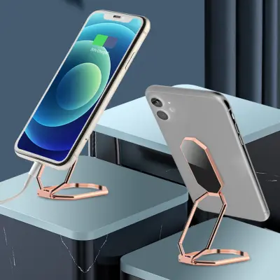 Držalo Za Telefon, Zložljivo Namizno Stojalo Za Tablico, Prenosno Nedrseče Držalo Za Mobilni Telefon, Sivo