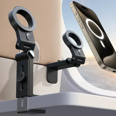 Držalo za telefon v letalu, potovalni dodatki za iPhone 15 Pro Max in Magsafe ovitek