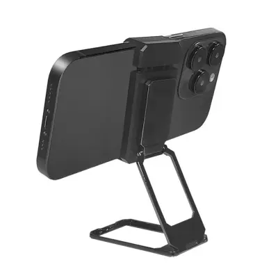 Držalo Za Mobilni Telefon, Zložljivo Namizno Stojalo Za Tablični Mobilni Telefon Za Gledanje Televizije, Srebrno Bela