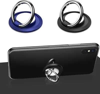2 Kosa Obročkov Za Držala Za Mobilni Telefon, 360° Rotacija, Super Odporen Proti Obrabi, Držalo Za Telefon, Držalo Za Prstane Compa