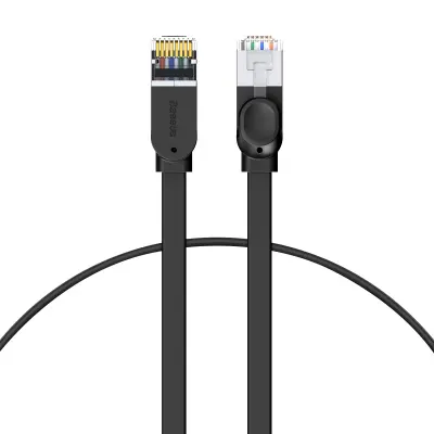 Baseus CAT6 RJ45 8m ravni mrežni kabel visoke hitrosti - črna
