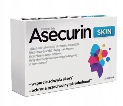 Asecurin Koža, 20 kapsul