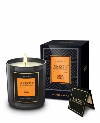 AREON Premium Gold Amber dišeča sveča