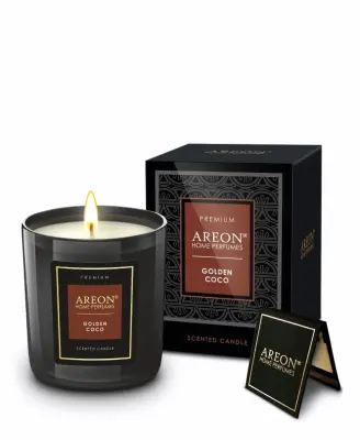 AREON Premium Golden Coco dišeča sveča