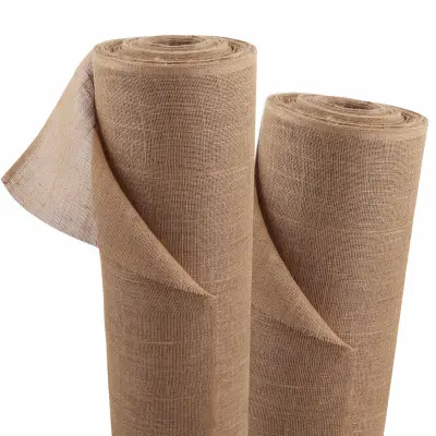 30 m x 1 m tkanina iz jute 215 g/m² zastirka iz jute vrtna juta tkanina iz jute vrečevina trak iz jute