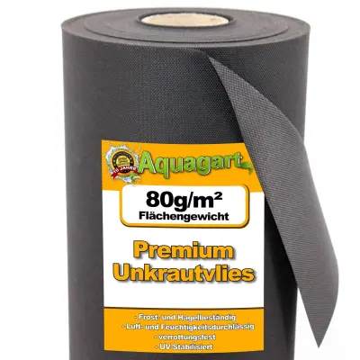 99 m² vrtni flis flis za mulčenje plevela 80 g 1,8 m širok
