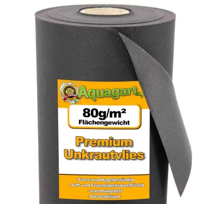 14 m² vrtni flis flis za mulčenje plevela 80 g 1,4 m širok
