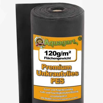 100 m² vrtnega flisa, plevelnega flisa, mulčnega flisa, talne tkanine, geotekstilnega flisa 120 g širine 1 m.