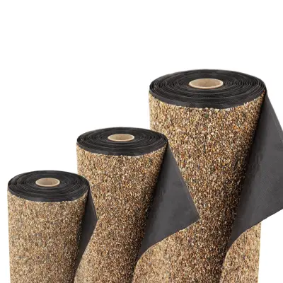 Folija za kamne 4m x 1m širine za potočne obrežja ribnik folija ribnik folija peščene barve