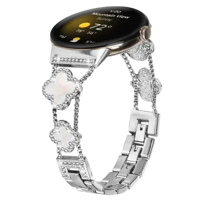 Cloverlink verižica za Google Pixel Watch Silver