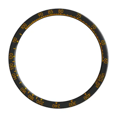 Črno-oranžna obroba za Fenix 8 (43 mm) - Barvita izdaja