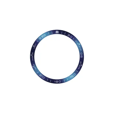 Modri in beli okvir - 51 mm AMOLED - Nadgradnja iz nerjavečega jekla