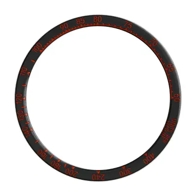 Črno-rdeč okvir za Fenix 8 (51 mm) - Pisana izdaja