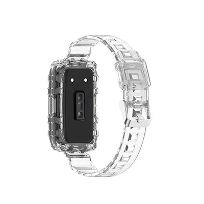 Pašček za uro Huawei Band 10/9/8/7/6 Transparent
