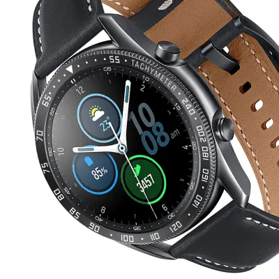 Črno-bela obroba za 45 mm Galaxy Watch 3 - Slog E